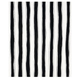 Schumacher Tracing Stripes Black Fabric