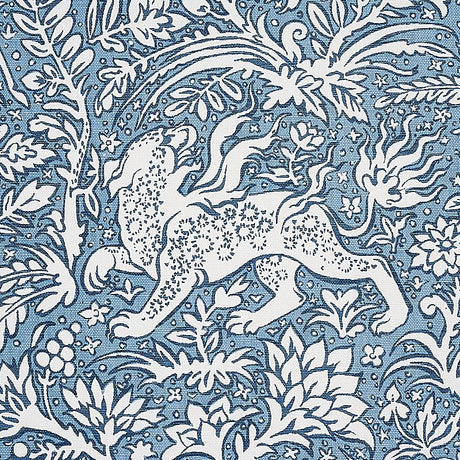 Schumacher Khan'S Park Chambray Fabric