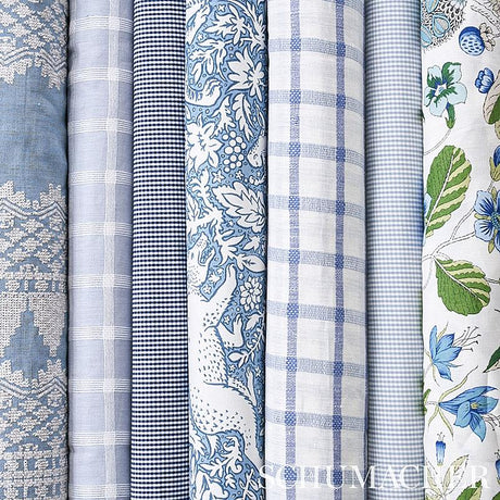 Schumacher Khan'S Park Chambray Fabric
