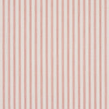 Schumacher Wellfleet Ticking Stripe Pink Fabric