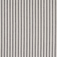 Schumacher Wellfleet Ticking Stripe Black Fabric