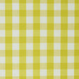 Schumacher Elton Cotton Check Yellow Fabric