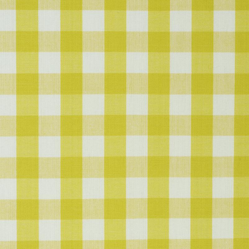 Schumacher Elton Cotton Check Yellow Fabric