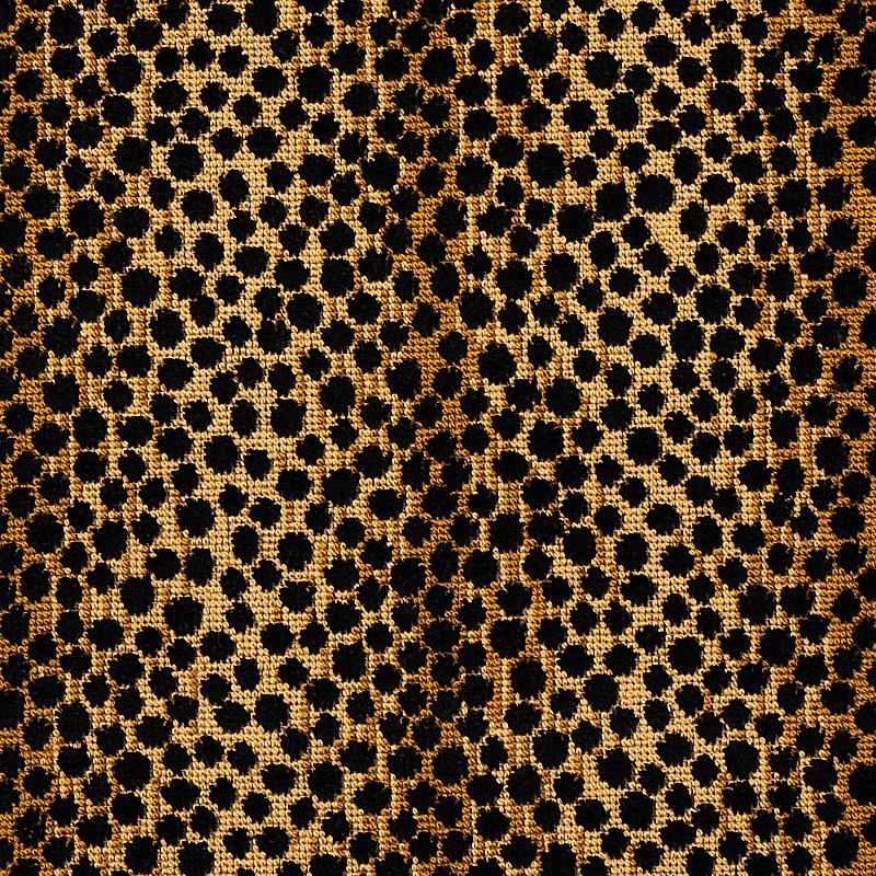 Schumacher Nakuru Linen Velvet Leopard Fabric