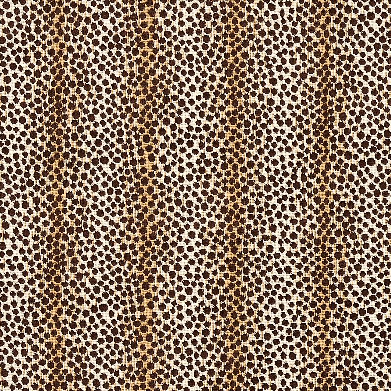 Schumacher Nakuru Linen Velvet Brown Fabric