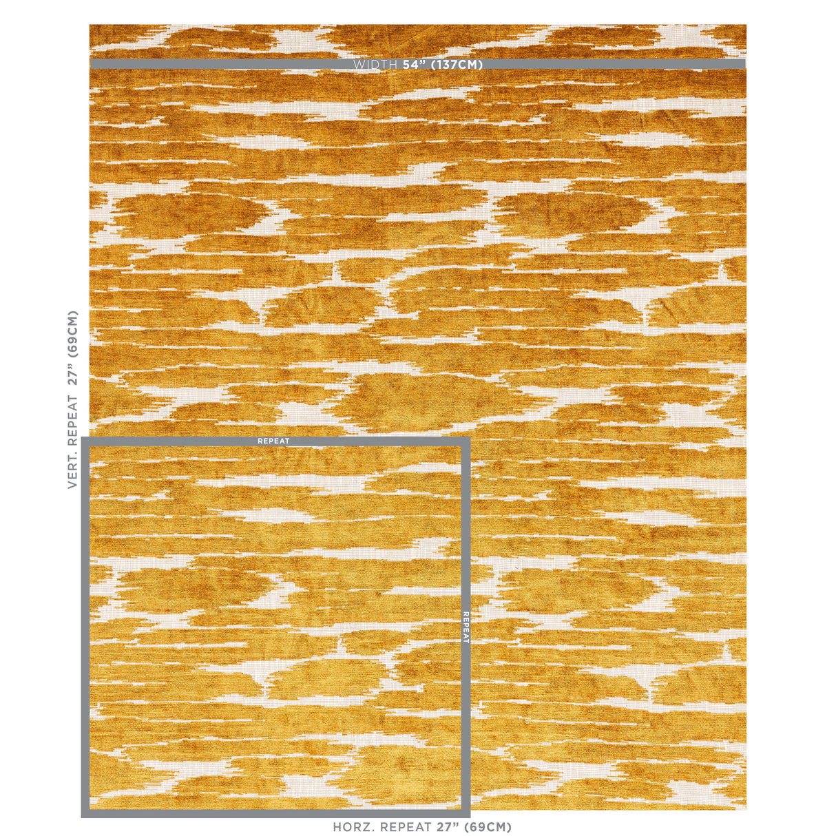 Schumacher Gibson Bronze Fabric