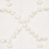 Schumacher Vento Embroidery Ivory Fabric