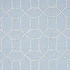 Schumacher Vento Embroidery Sky Fabric