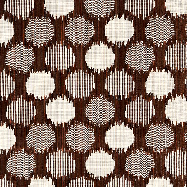 Schumacher Cirque Velvet Brown Fabric