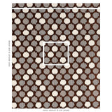 Schumacher Cirque Velvet Brown Fabric