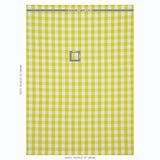 Schumacher Camden Cotton Check Yellow Fabric