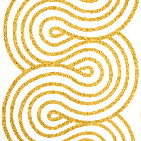 Schumacher Giraldi Embroidery Gold Fabric