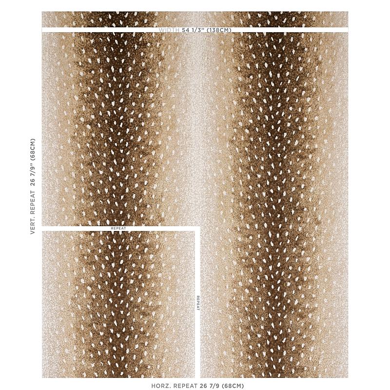 Schumacher Axis Velvet Fawn Fabric