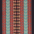Schumacher Vinka Embroidery Red & Black Fabric