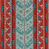 Schumacher Vinka Embroidery Red & Black Fabric