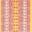 Schumacher Vinka Embroidery Pink & Yellow Fabric