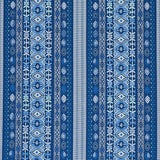 Schumacher Cosima Embroidery Blue Multi Fabric