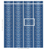 Schumacher Cosima Embroidery Blue Multi Fabric
