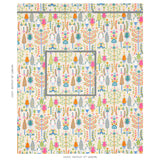 Schumacher Desna Embroidery Multi Fabric