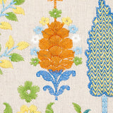 Schumacher Desna Embroidery Multi Fabric