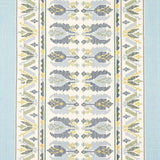 Schumacher Sandor Stripe Embroidery Chambray Fabric