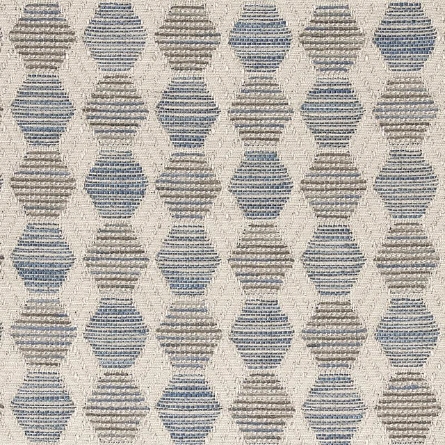 Schumacher Coquina Performance Blue Fabric