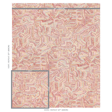 Schumacher Galina Pink Fabric