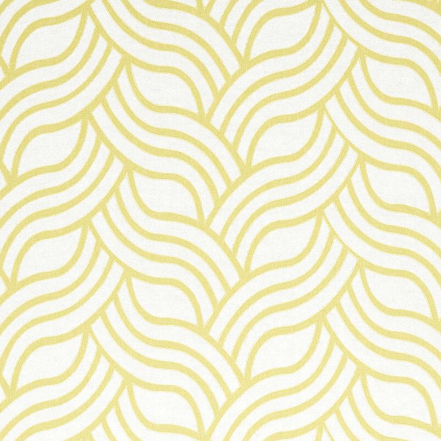 Schumacher Sangomar Appliqu Citron Fabric
