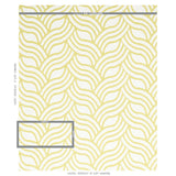 Schumacher Sangomar Appliqu Citron Fabric