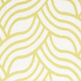 Schumacher Sangomar Appliqu Citron Fabric