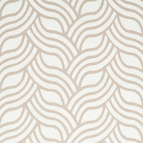 Schumacher Sangomar Appliqu Brown Fabric