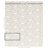 Schumacher Sangomar Appliqu Brown Fabric