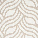 Schumacher Sangomar Appliqu Brown Fabric