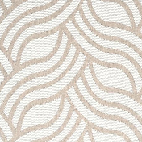 Schumacher Sangomar Appliqu Brown Fabric