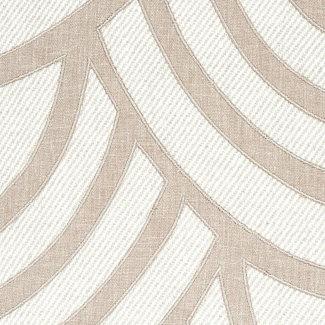 Schumacher Sangomar Appliqu Brown Fabric