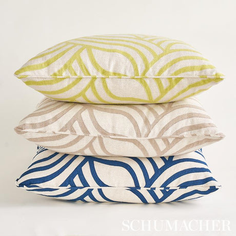 Schumacher Sangomar Appliqu Brown Fabric