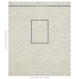 Schumacher Heceta Embroidery Natural Fabric
