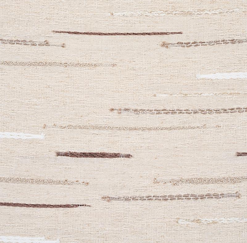 Schumacher Leland Stripe Neutral Fabric