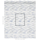 Schumacher Leland Stripe Blue Fabric