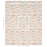 Schumacher Leland Stripe Multi Fabric