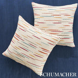 Schumacher Leland Stripe Multi Fabric