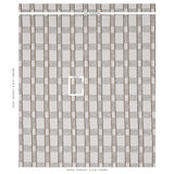 Schumacher Elko Plaid Straw Fabric