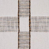Schumacher Elko Plaid Straw Fabric