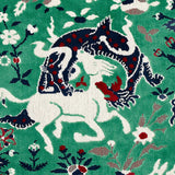 Schumacher Saint Ambrose Velvet Jade Fabric