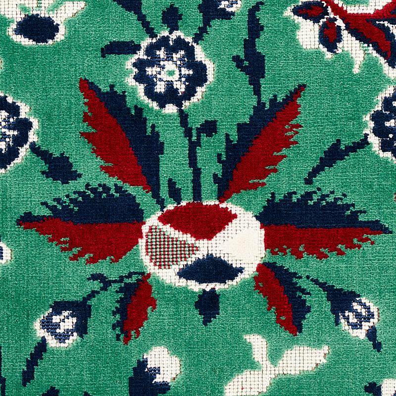Schumacher Saint Ambrose Velvet Jade Fabric