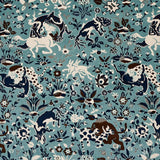 Schumacher Saint Ambrose Velvet Cadet Fabric