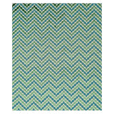 Schumacher Florentine Chevron Velvet Emerald Fabric