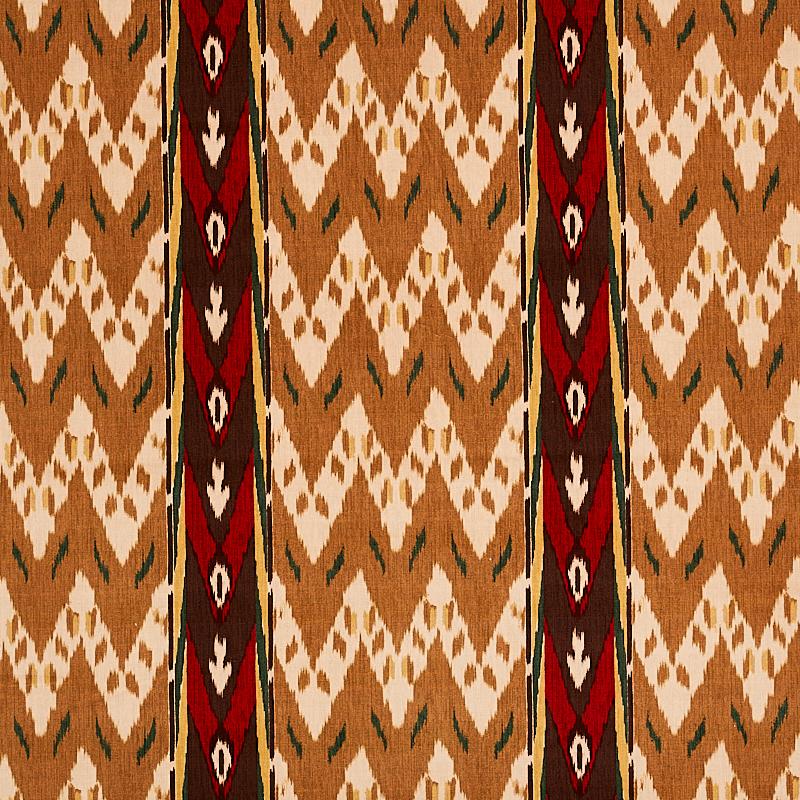Schumacher Samar Ikat Velvet Gold Fabric