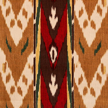 Schumacher Samar Ikat Velvet Gold Fabric