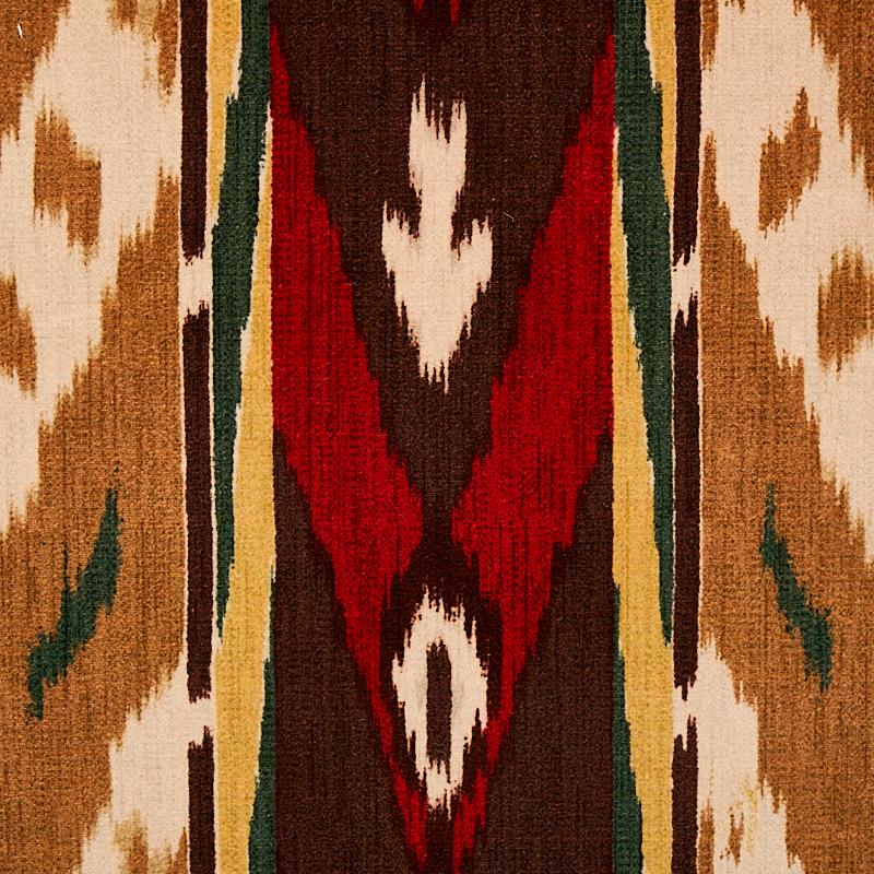 Schumacher Samar Ikat Velvet Gold Fabric